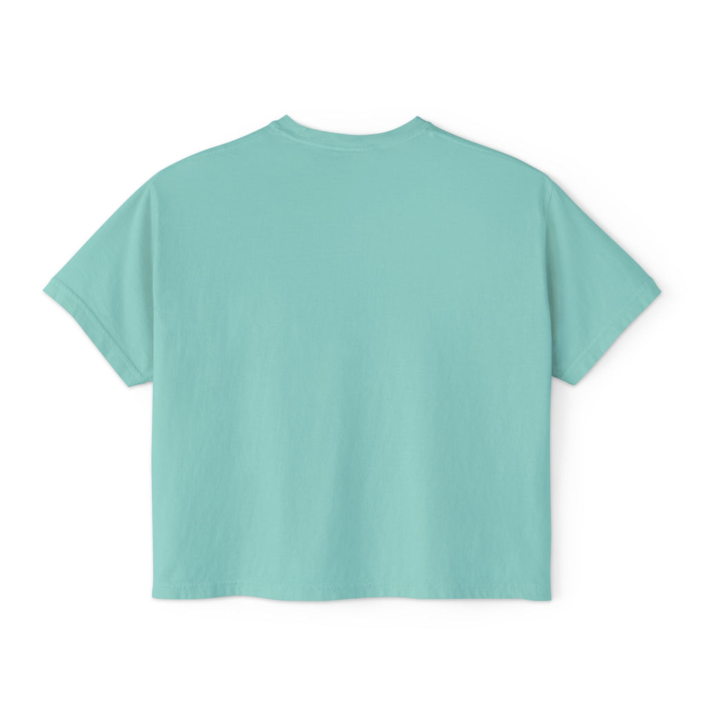 Women's Boxy Tee – Floral “Praise” Graphic Shirt