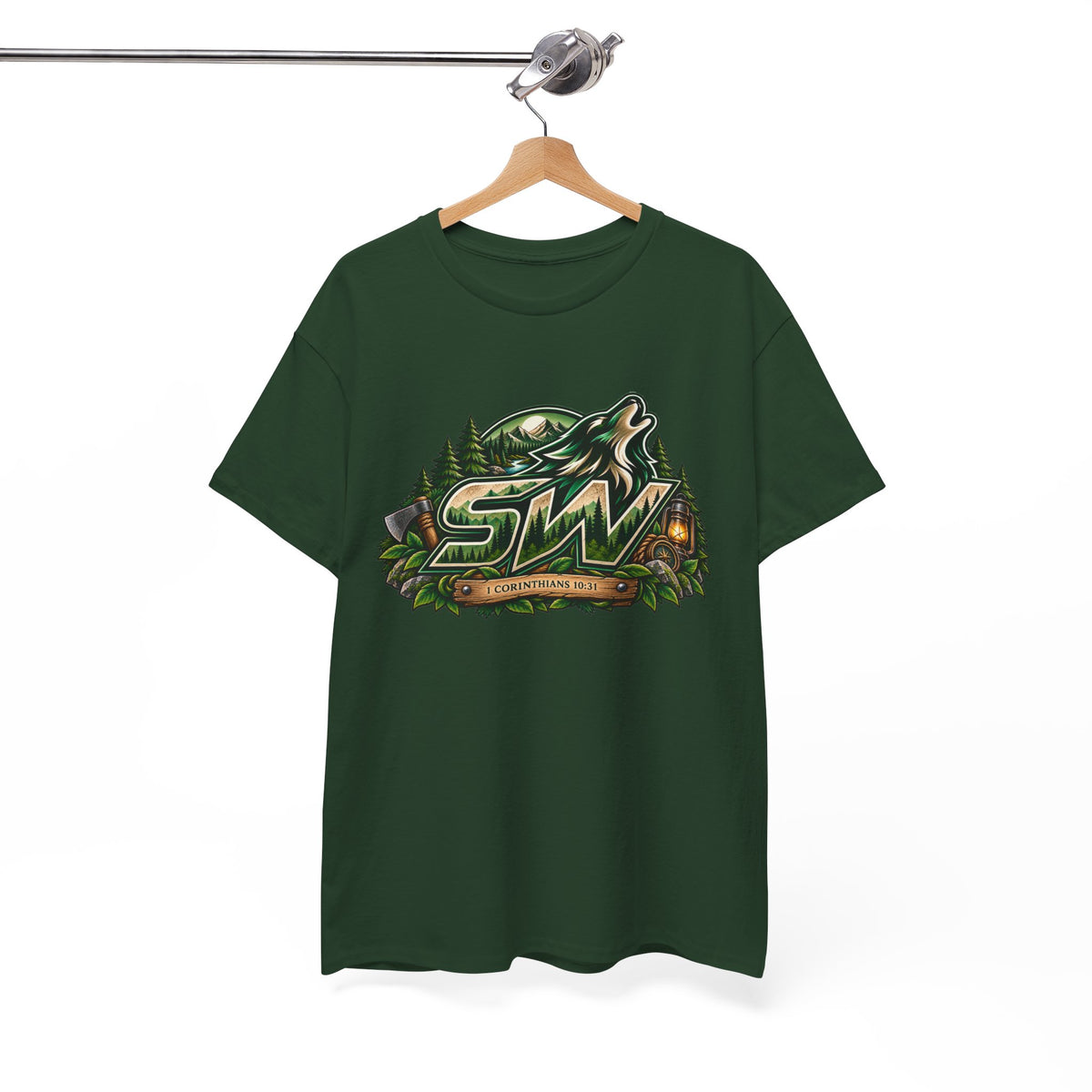 Seawolf_30 Logo Tee - Gamer/Streamer T-Shirt Green GBSG (Gather)