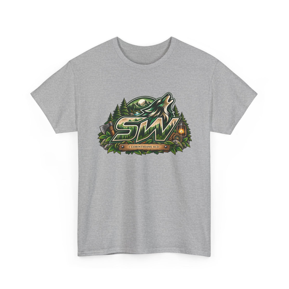Seawolf_30 Logo Tee - Gamer/Streamer T-Shirt Green GBSG (Gather)