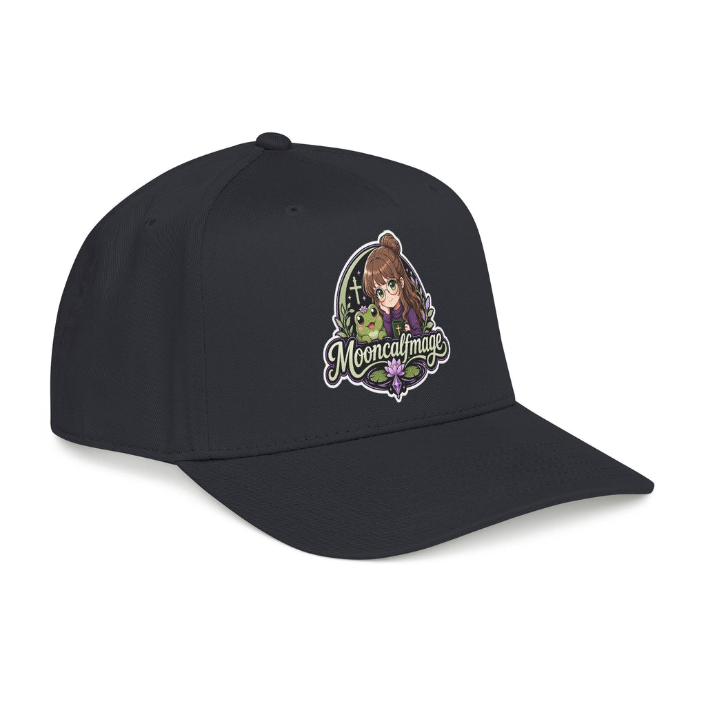MOONCALFMAGE Logo Baseball Cap — Retro Gamer Streetwear Hat