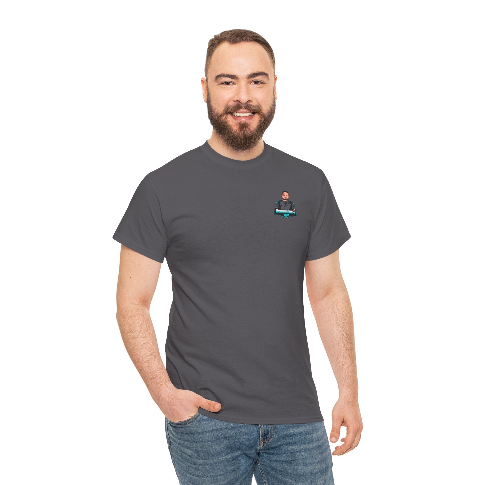 FaithForgeGaming Tee — FaithForge Stream Team Black Graphic T‑Shirt -Romans1014XP