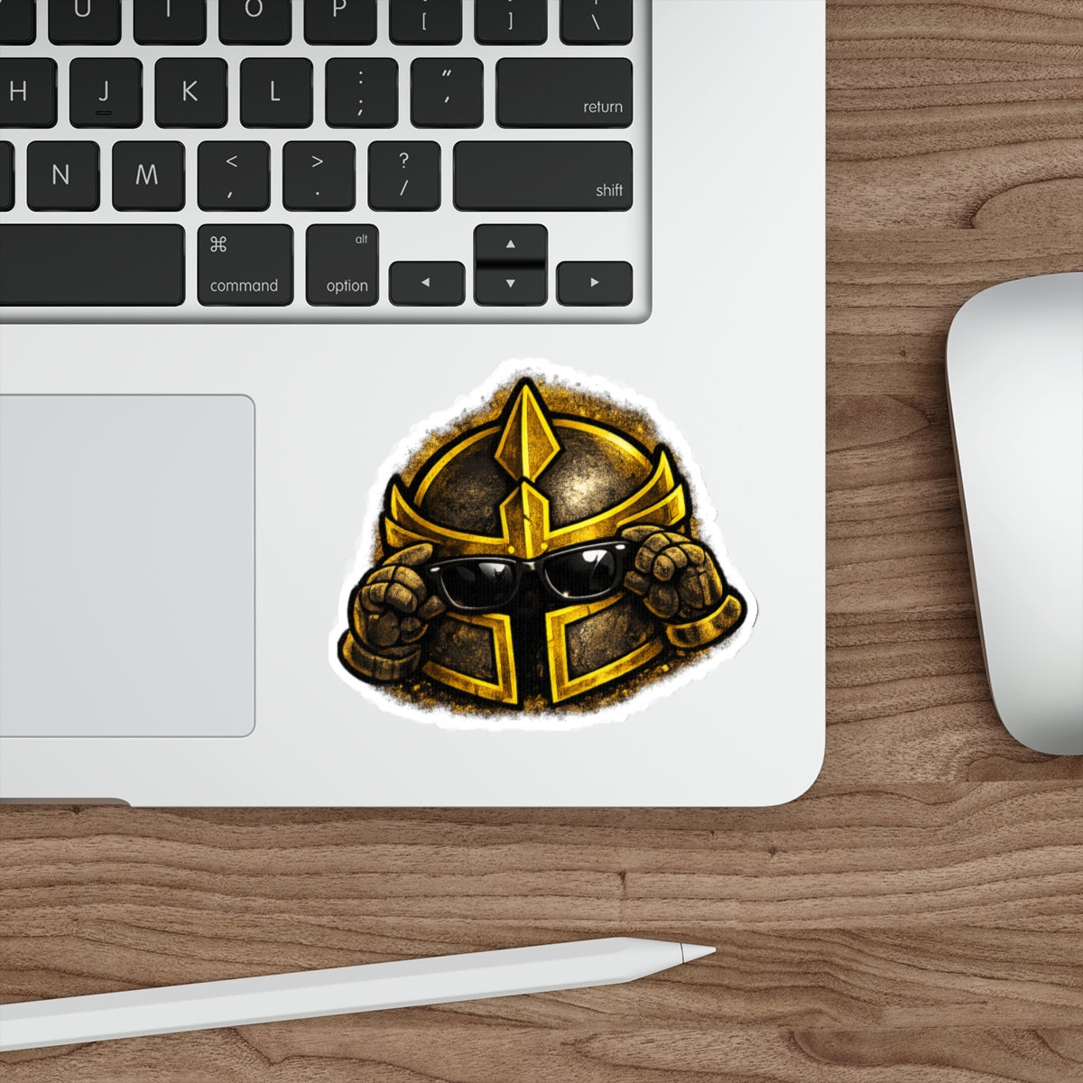 FaithForge Knight Cool Die-Cut Sticker — Water-resistant vinyl