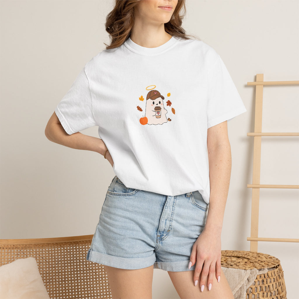 Autumn ghosty Tee — Cute Fall Graphic T-Shirt