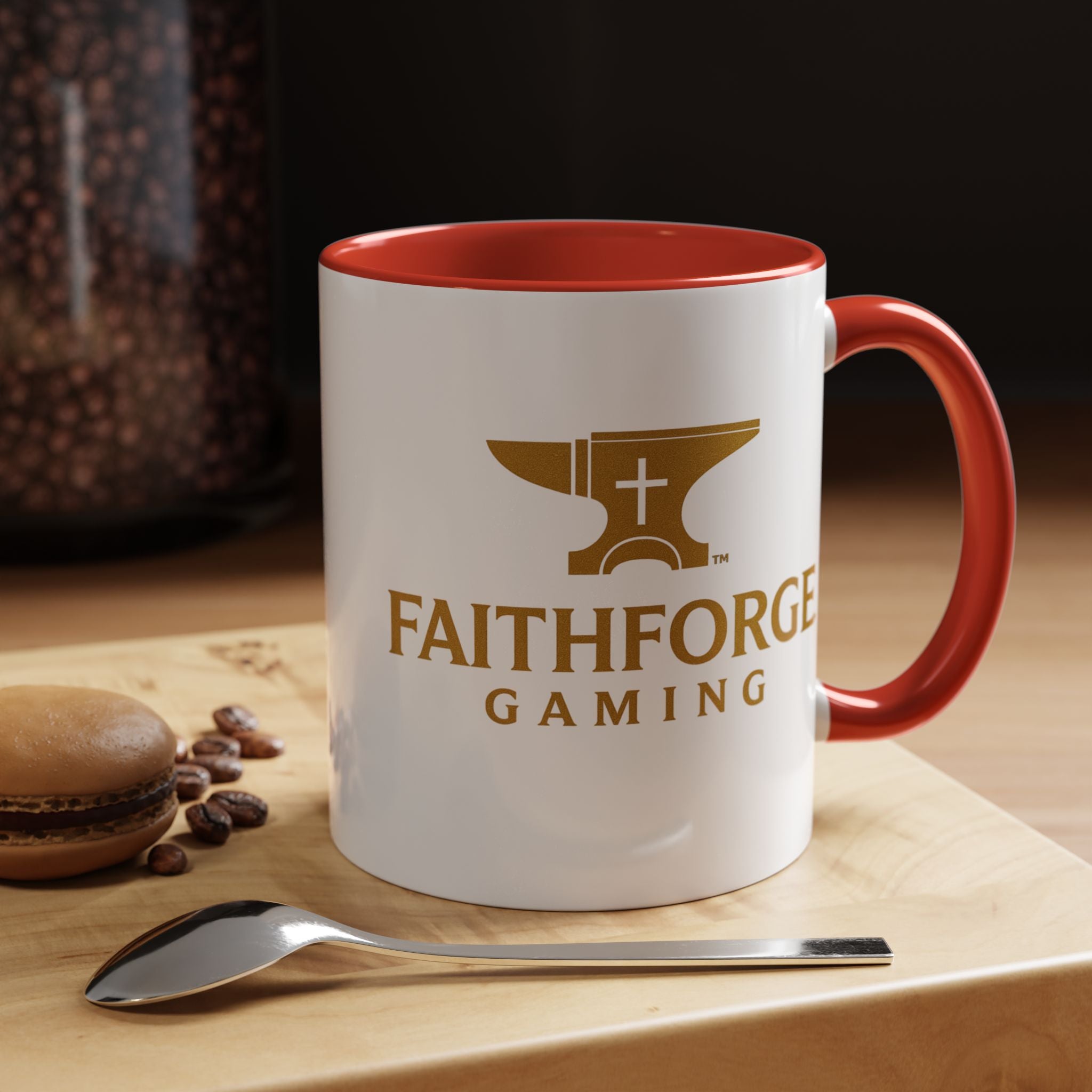 FaithForge Gaming Accent Coffee Mug – 11oz Logo Mug