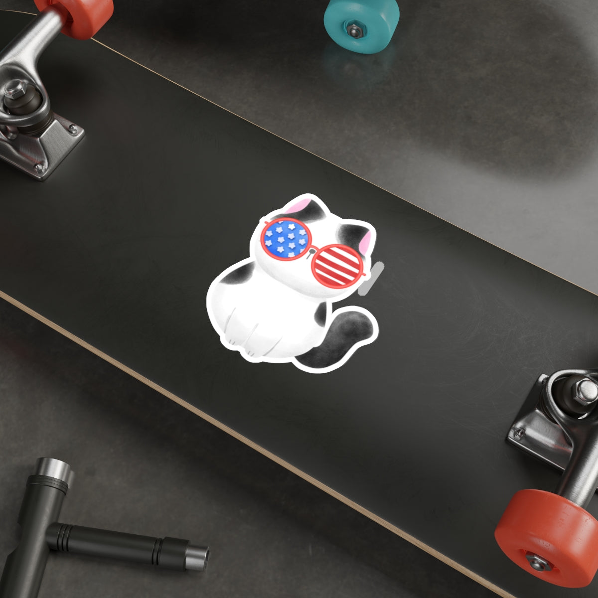 Copy of Patriotic Sticker Pack — Sir Fluffs 4th of July Red White Blue Die-Cut Stickers
