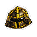 FaithForge Knight Cool Die-Cut Sticker — Water-resistant vinyl
