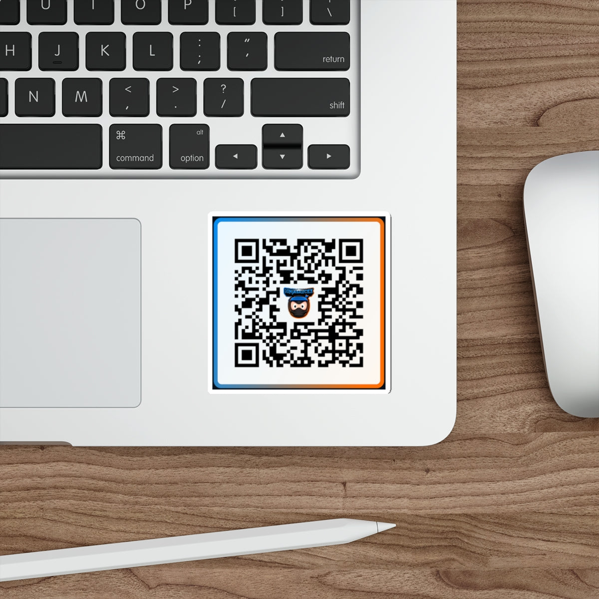 NinjaSauceX Streamer QR Code Die-Cut Sticker Indoor/Outdoor