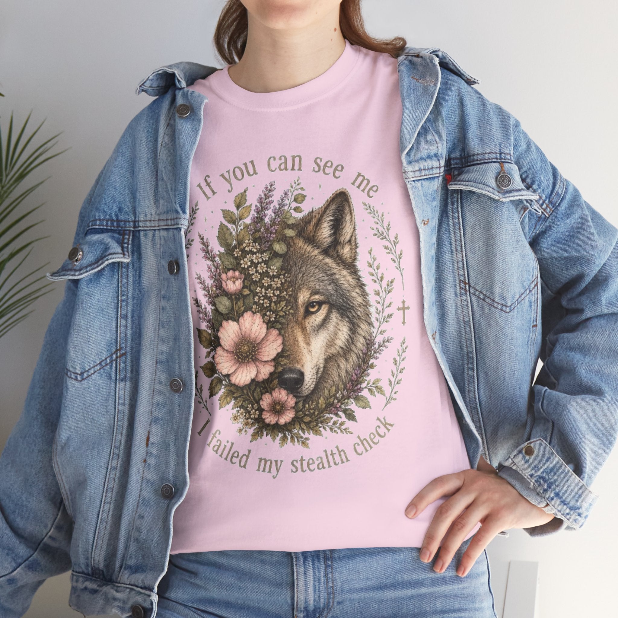 seawolf Floral Tee — "If you can see me I failed my stealth check" Graphic T-Shirt