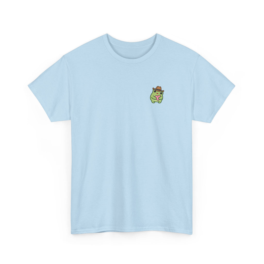 T-Shirt — Cute Smiling Frog holding heart