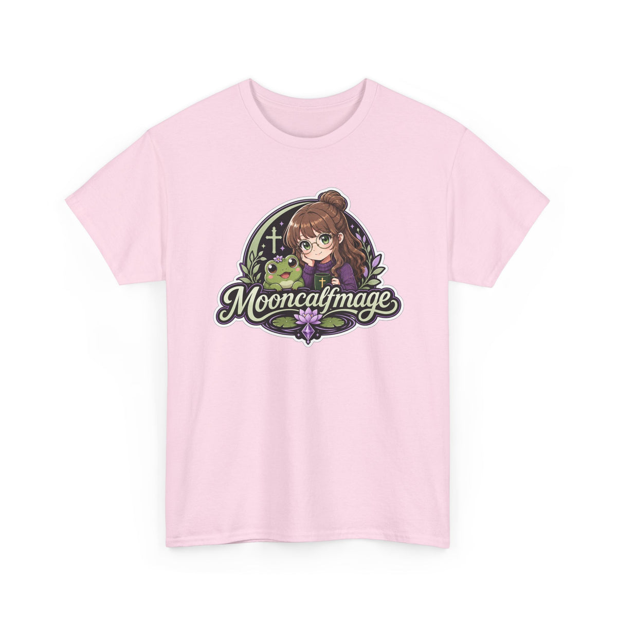 MOONCALFMAGE Logo Tee - Gamer/Streamer T-Shirt Blue GBSG (Gather)