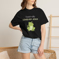 T-shirt - "Toad-ally Loved by Jesus" Cute Frog Christian Tee