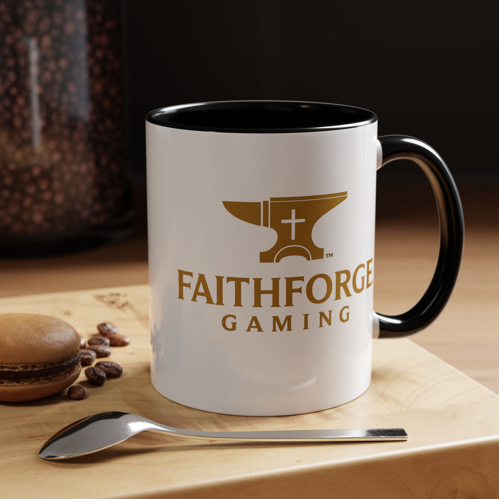 FaithForge Gaming Accent Coffee Mug – 11oz Logo Mug