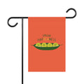 Garden Flag - "Spread HappeaNess" Cute Pea Pod Decorative Yard Banner
