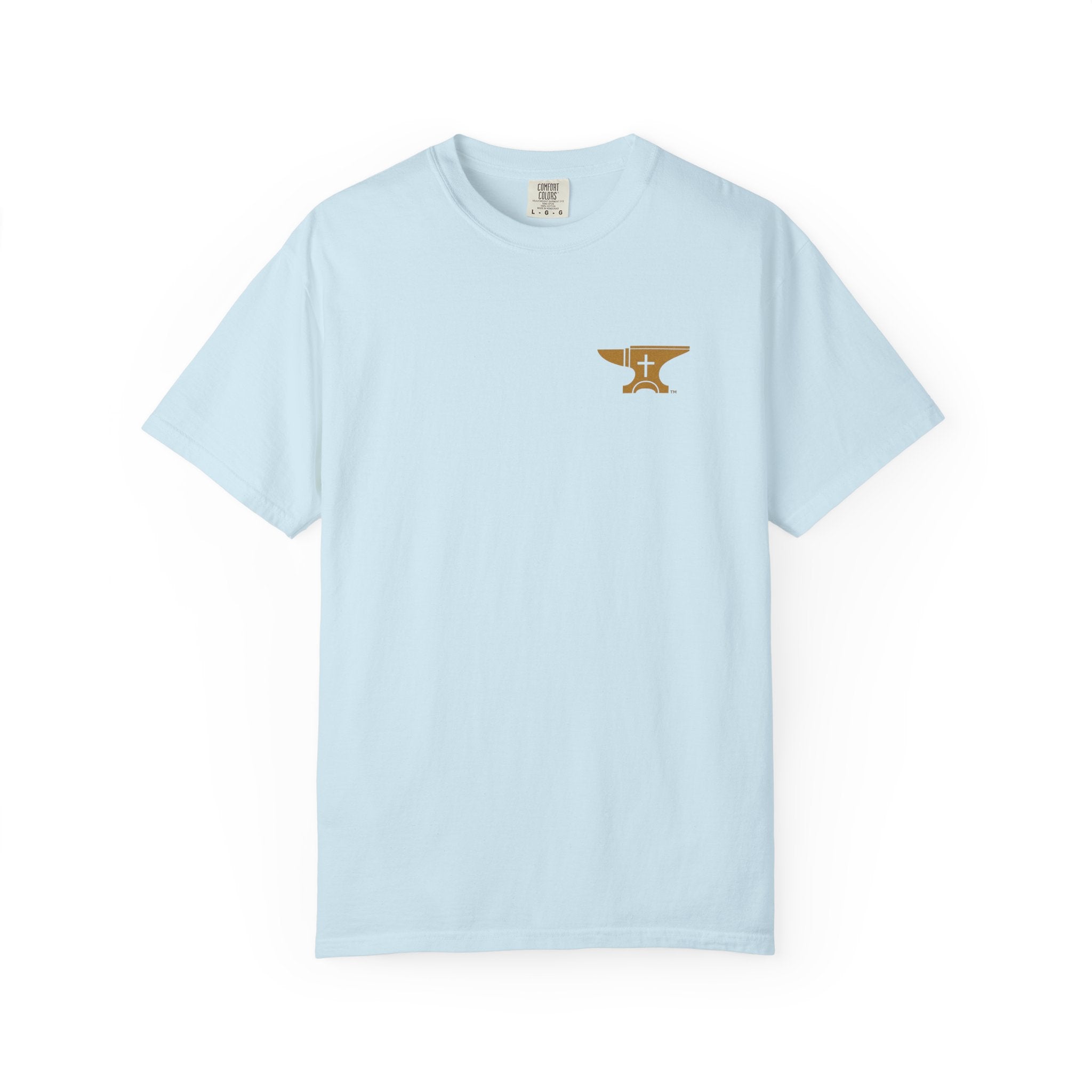 FaithForge Gaming T-Shirt — Logo Tee with Anvil & Cross (Christian Gamer Apparel)