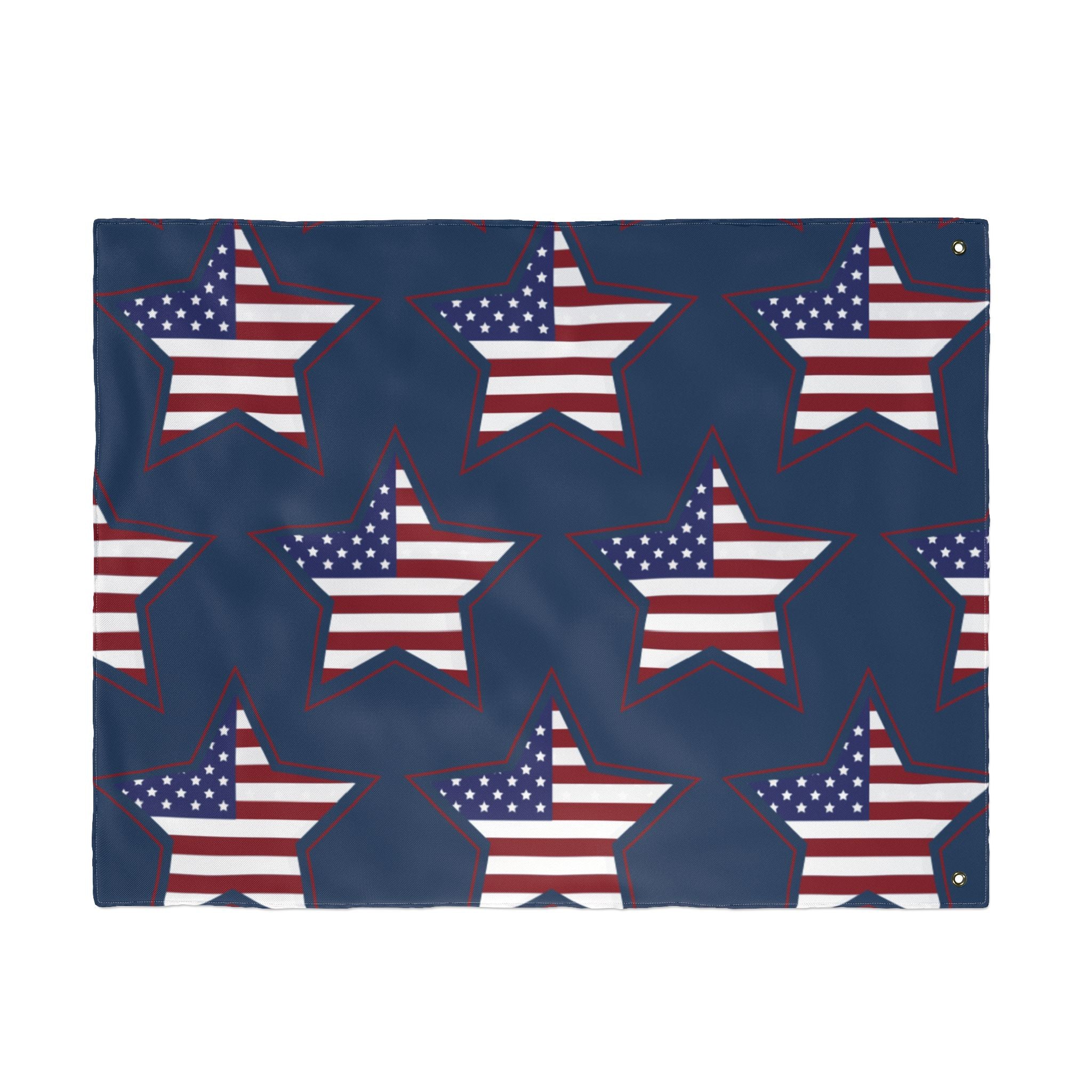 American Star Pattern Double-Sided Flag – Patriotic Stars & Stripes Garden Flag for 4th of July, Memorial Day, Veterans Day
