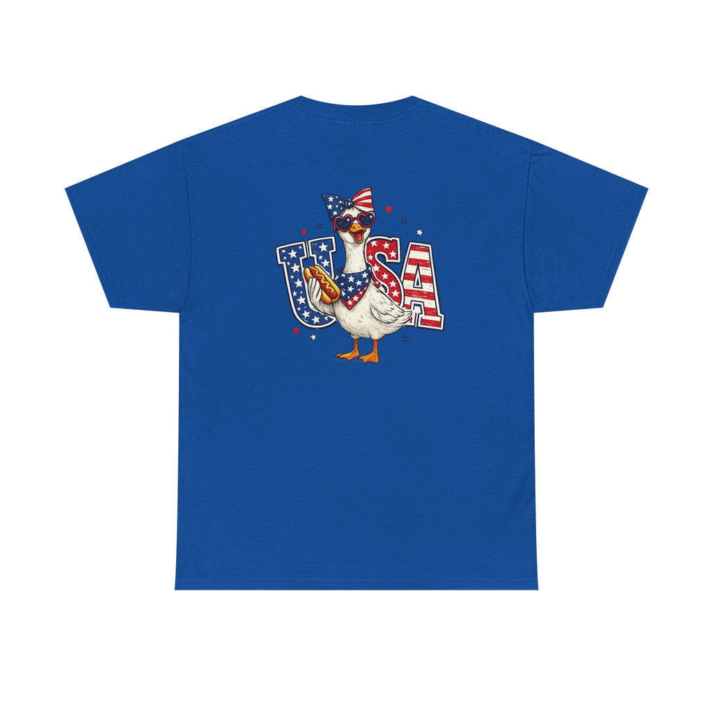 USA sunflower Patriotic T‑Shirt — American Flag Graphic Tee for 4th of July