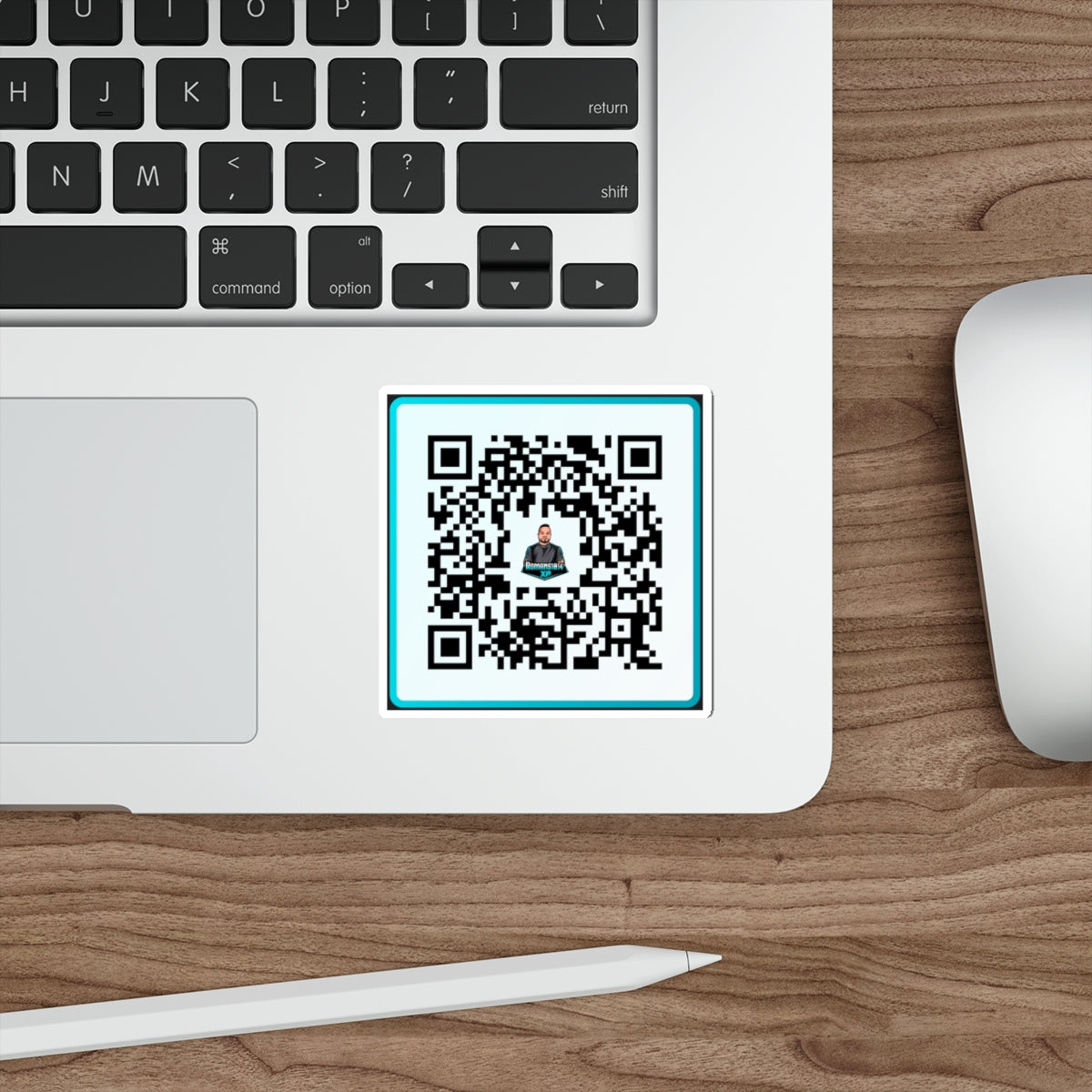 Romans1014XP Streamer QR Code Die-Cut Sticker Indoor/Outdoor