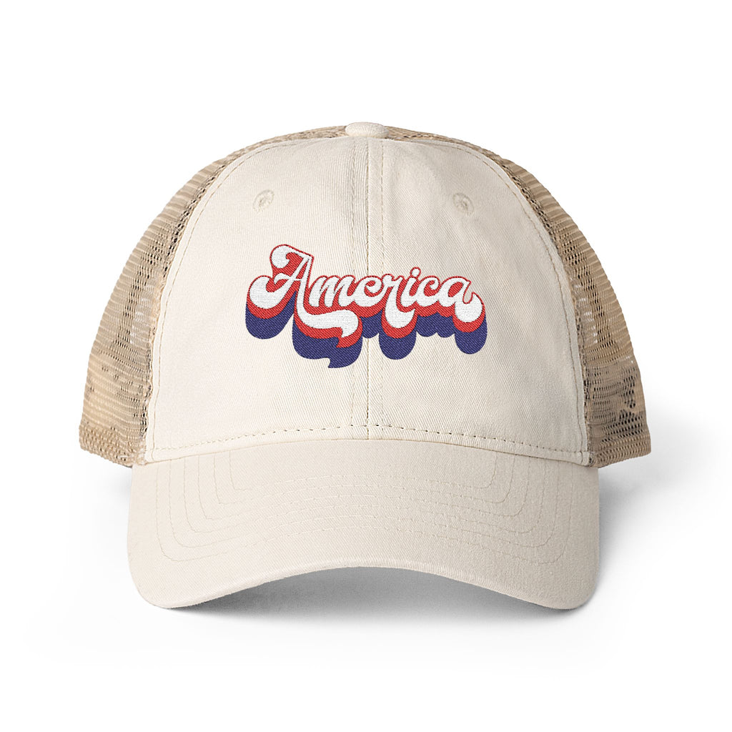 Women's Washed Mesh-Back Cap