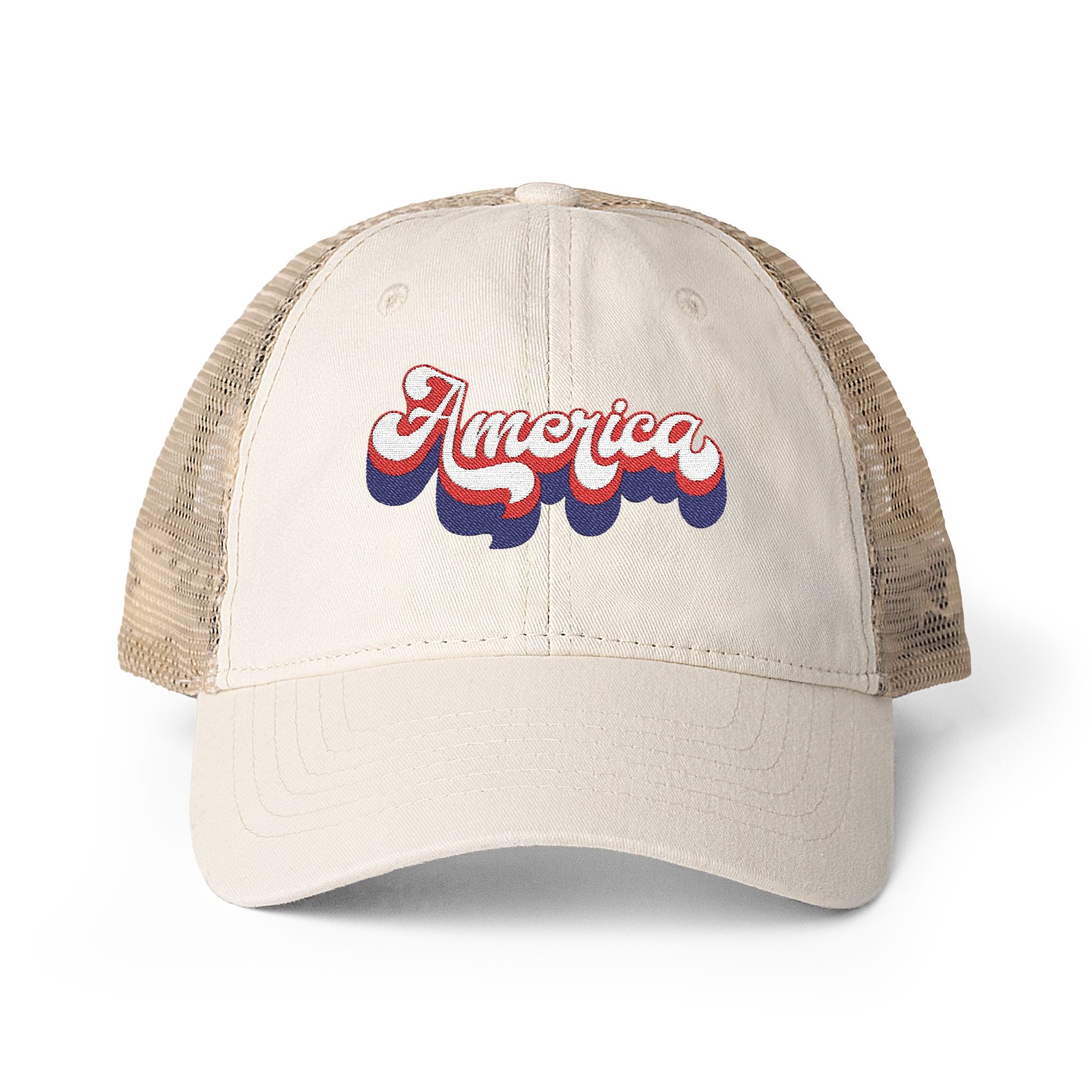 Women's Washed Mesh-Back Cap