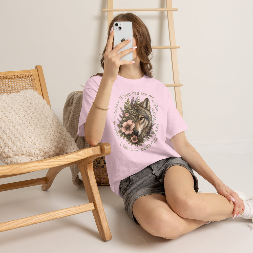 seawolf Floral Tee — "If you can see me I failed my stealth check" Graphic T-Shirt