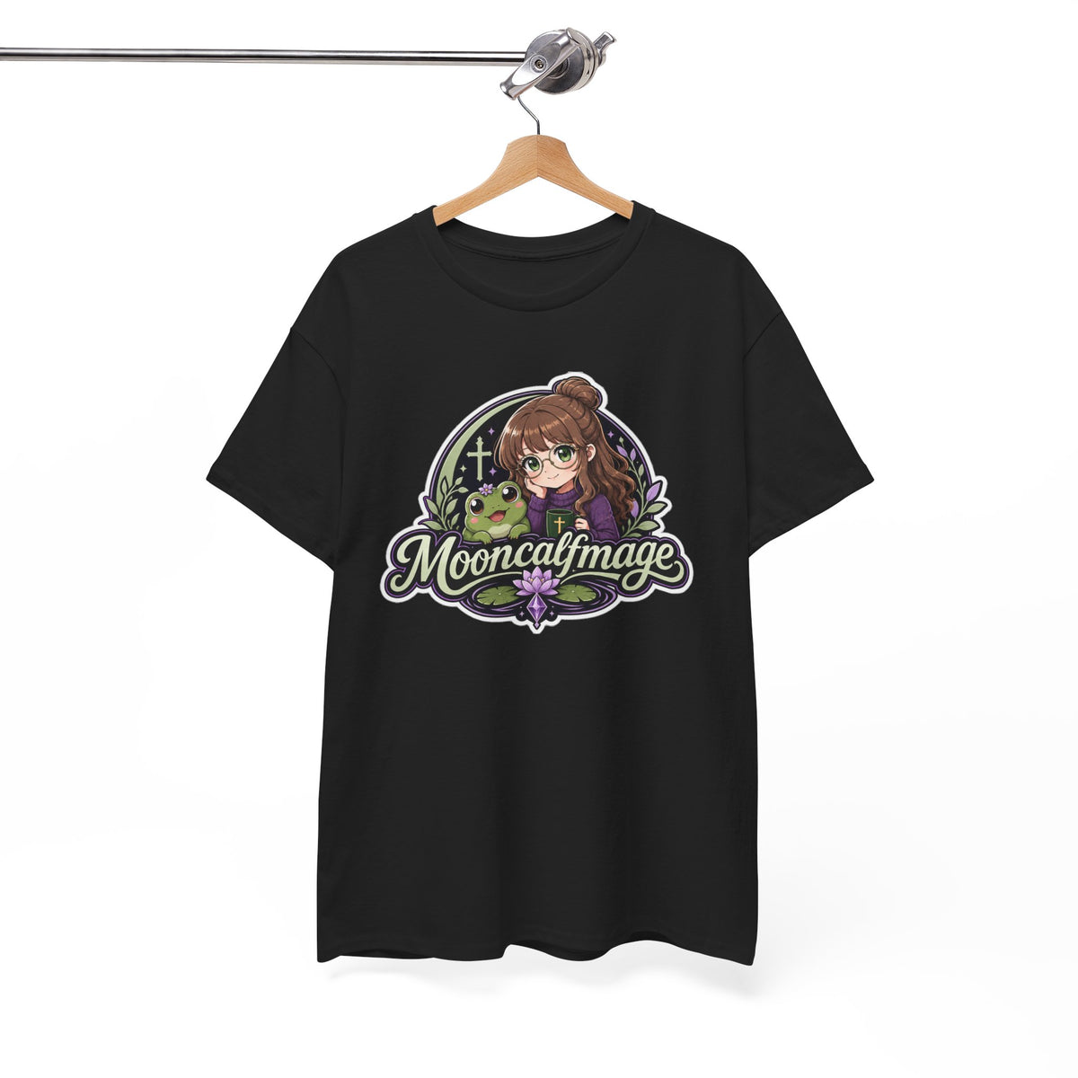 MOONCALFMAGE Logo Tee - Gamer/Streamer T-Shirt Blue GBSG (Gather)