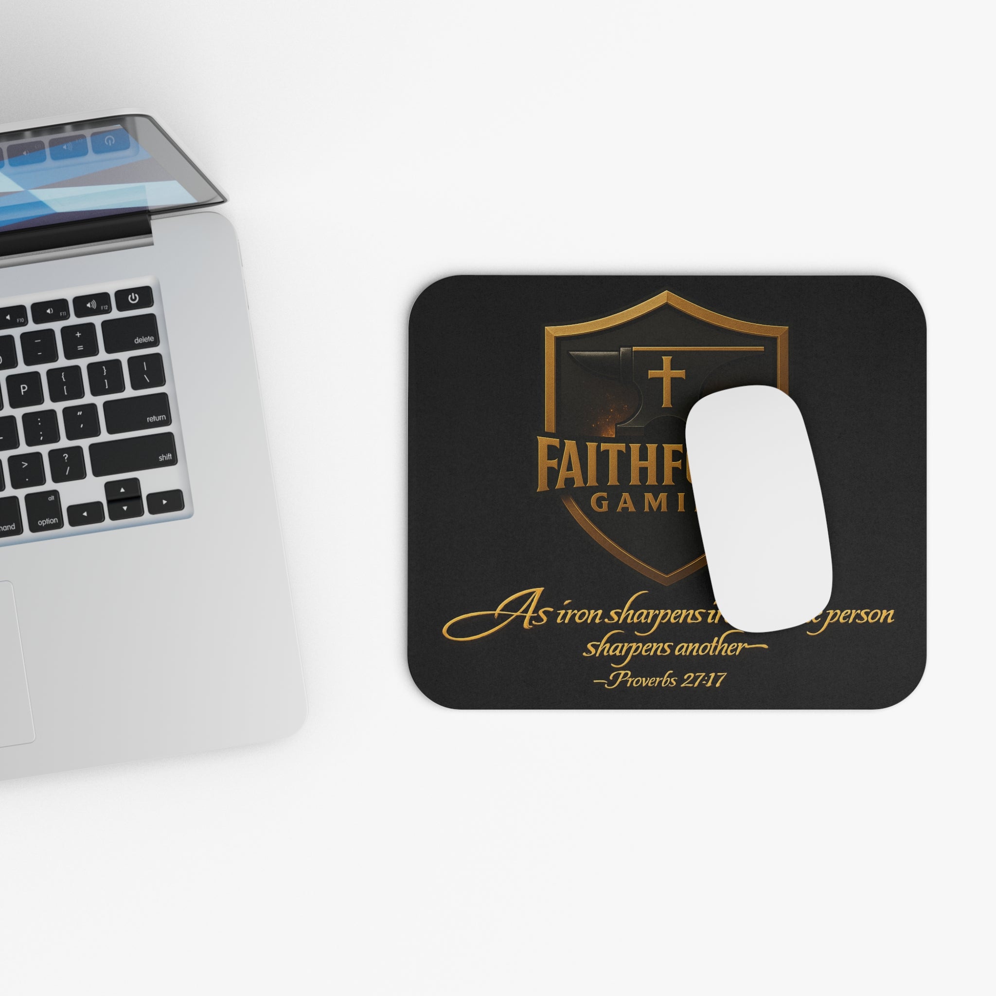 Mouse Pad (Rectangle) FaithForge Shield