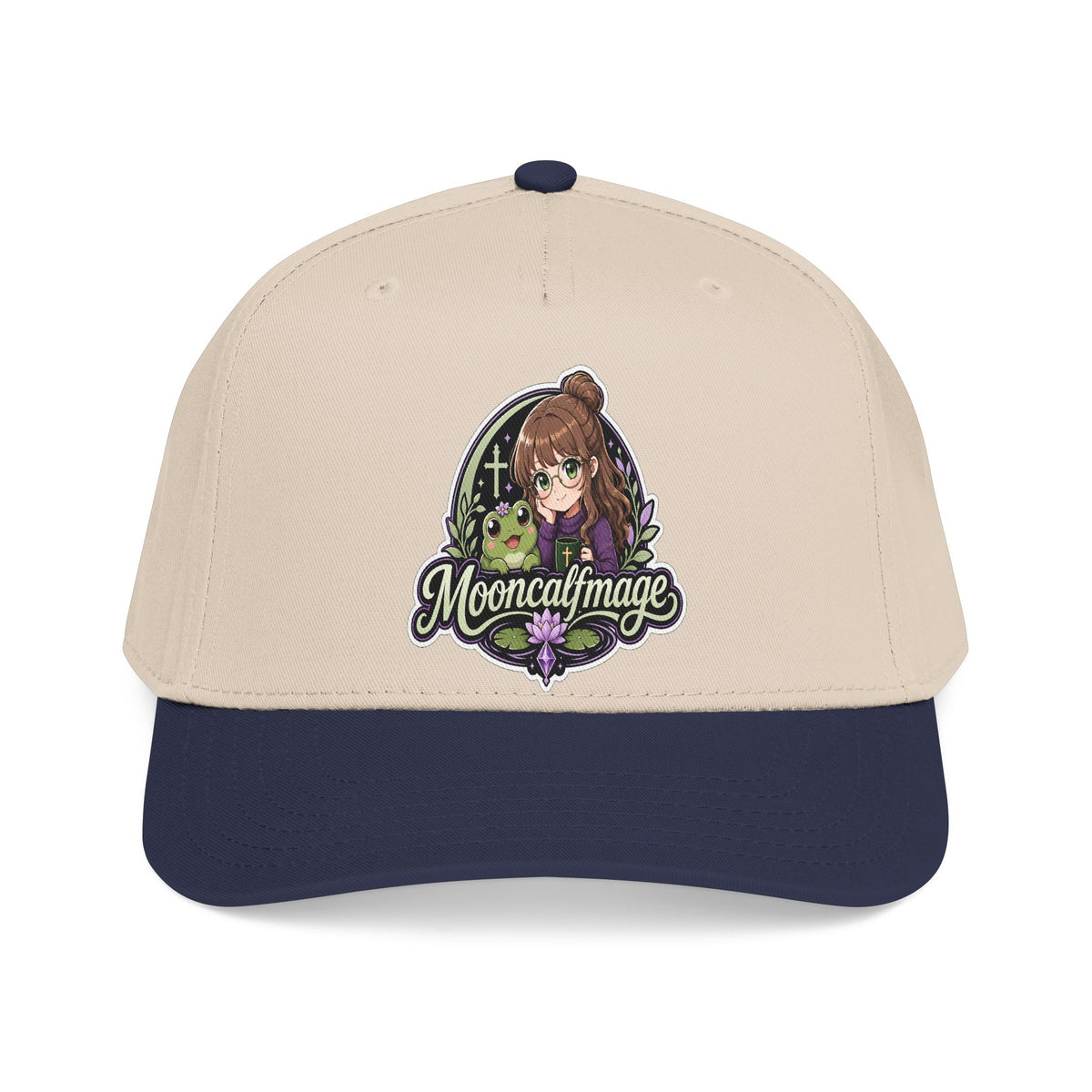 MOONCALFMAGE Logo Baseball Cap — Retro Gamer Streetwear Hat