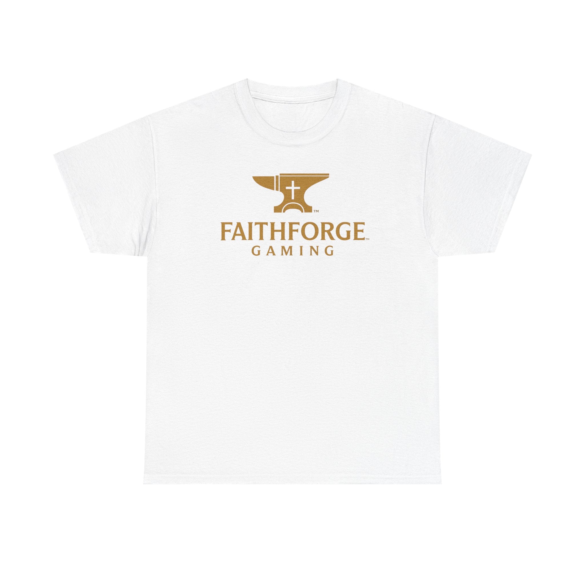 (Canada) FaithForge Gaming T-Shirt — Anvil & Cross Logo Tee for Christian Gamers