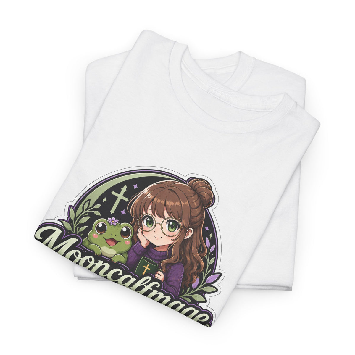 MOONCALFMAGE Logo Tee - Gamer/Streamer T-Shirt Blue GBSG (Gather)