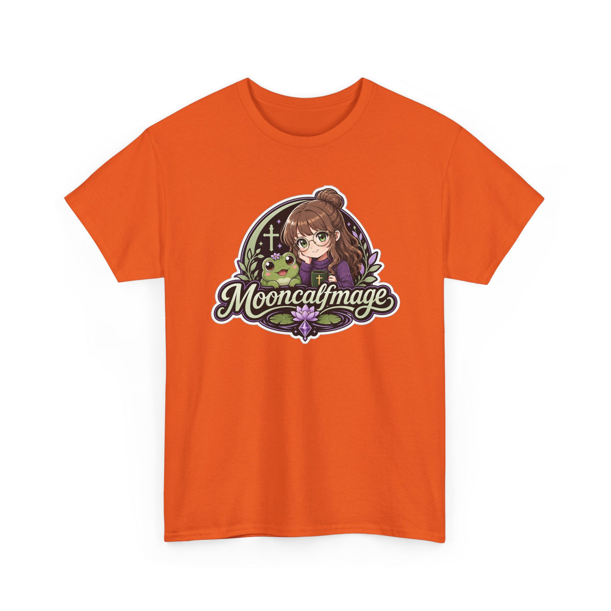 MOONCALFMAGE Logo Tee - Gamer/Streamer T-Shirt Blue GBSG (Gather)