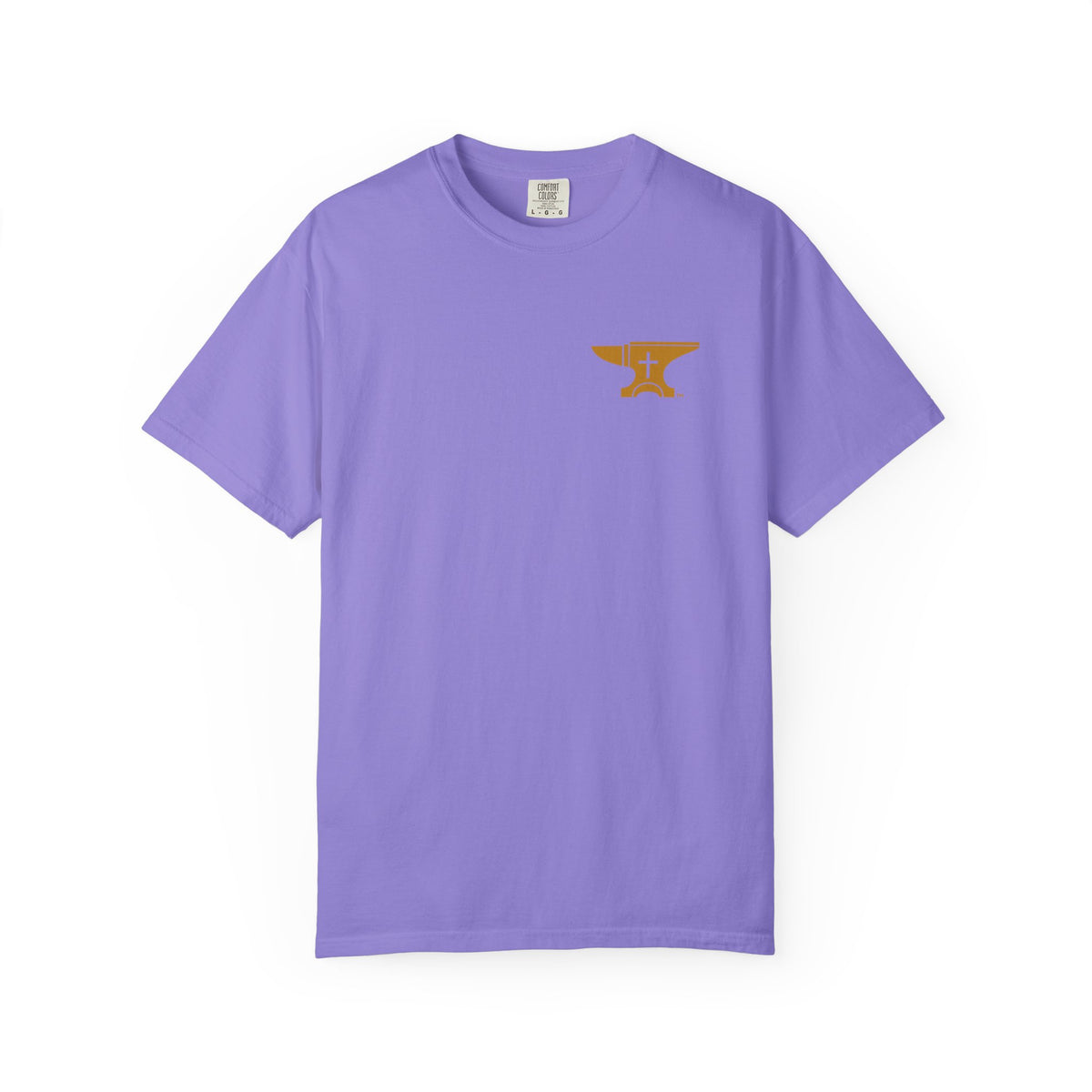 FaithForge Gaming T-Shirt — Logo Tee with Anvil & Cross (Christian Gamer Apparel)