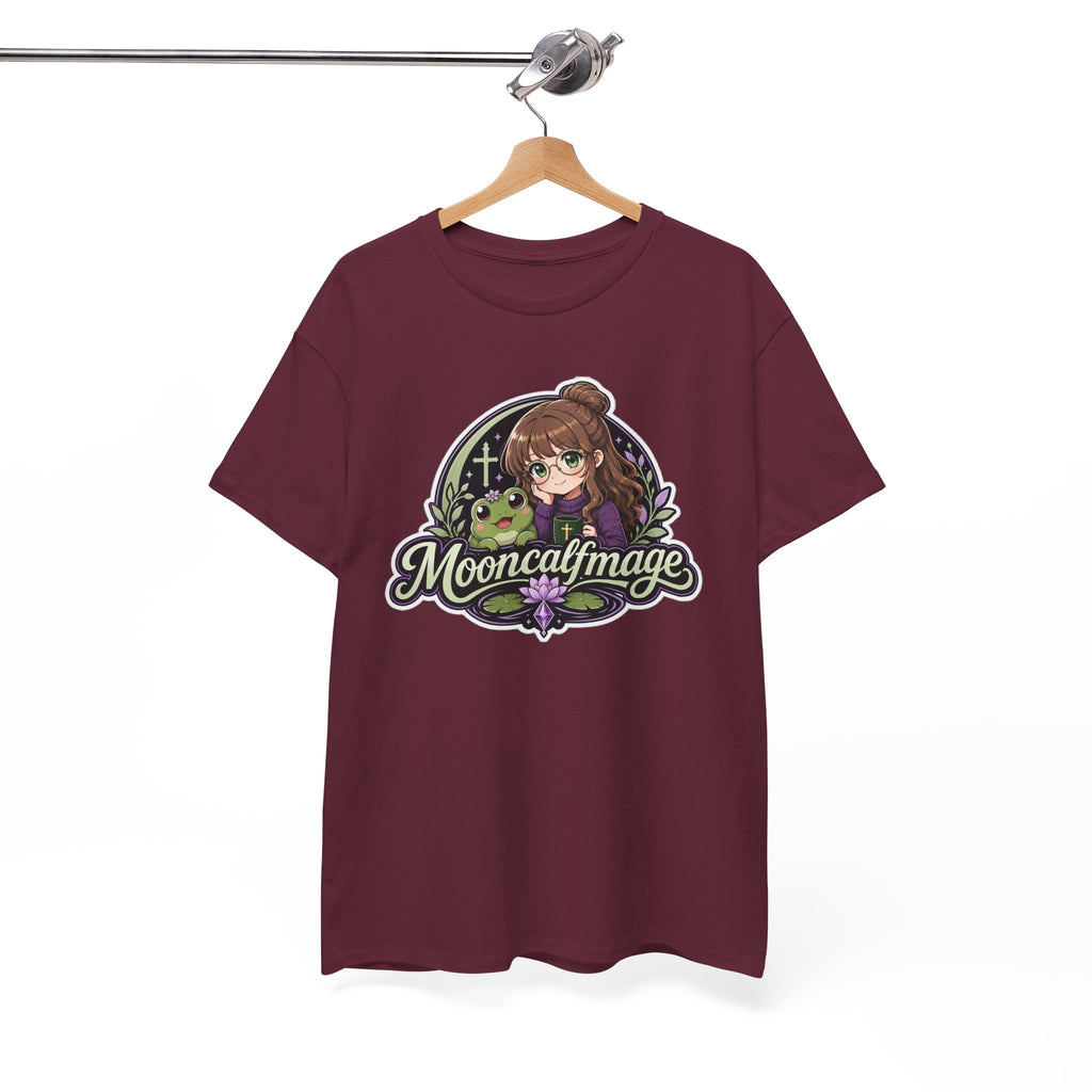 MOONCALFMAGE Logo Tee - Gamer/Streamer T-Shirt Blue GBSG (Gather)