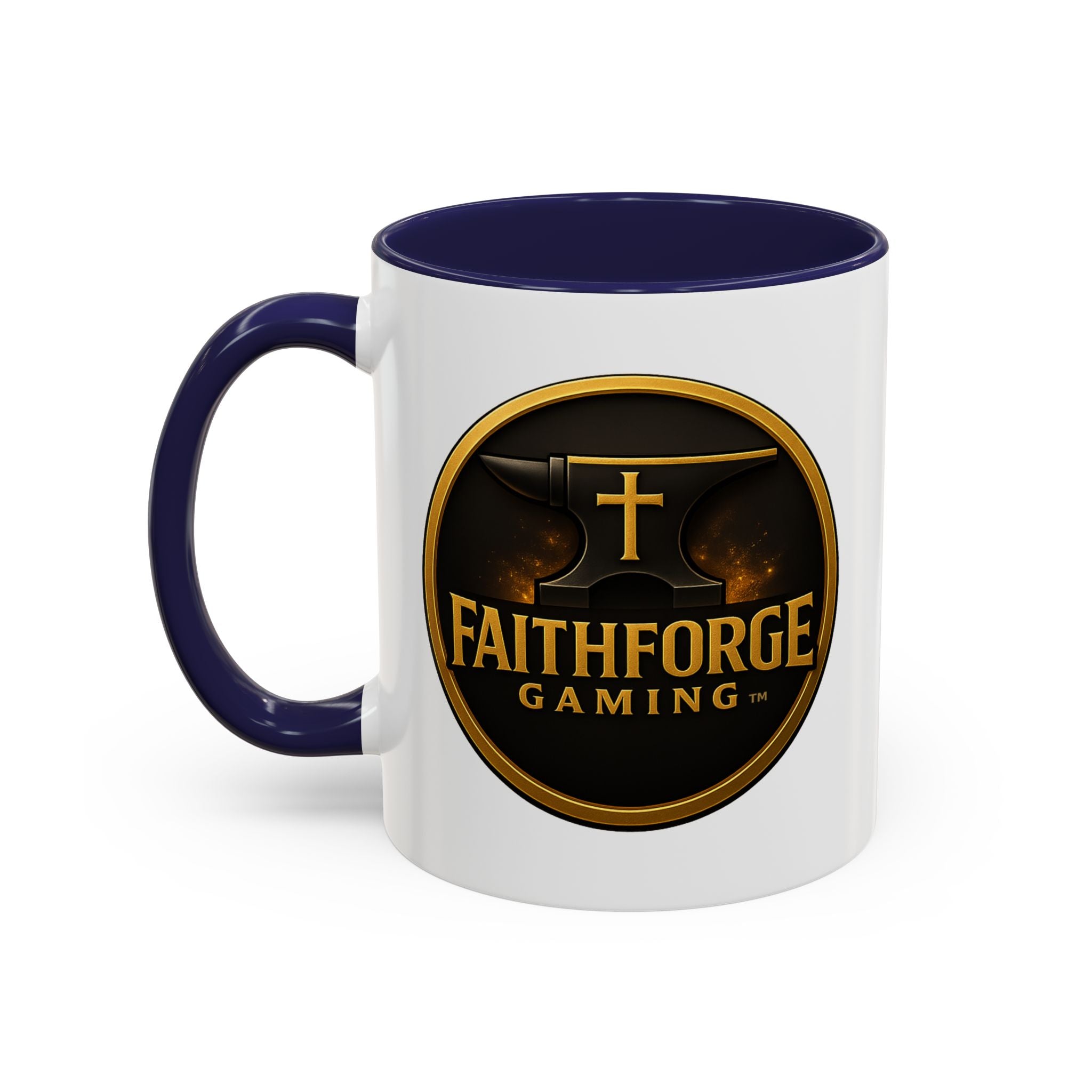 FaithForge Gaming Accent Coffee Mug – 11oz Logo Mug