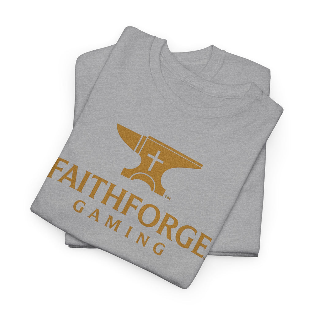 (Canada) FaithForge Gaming T-Shirt — Anvil & Cross Logo Tee for Christian Gamers