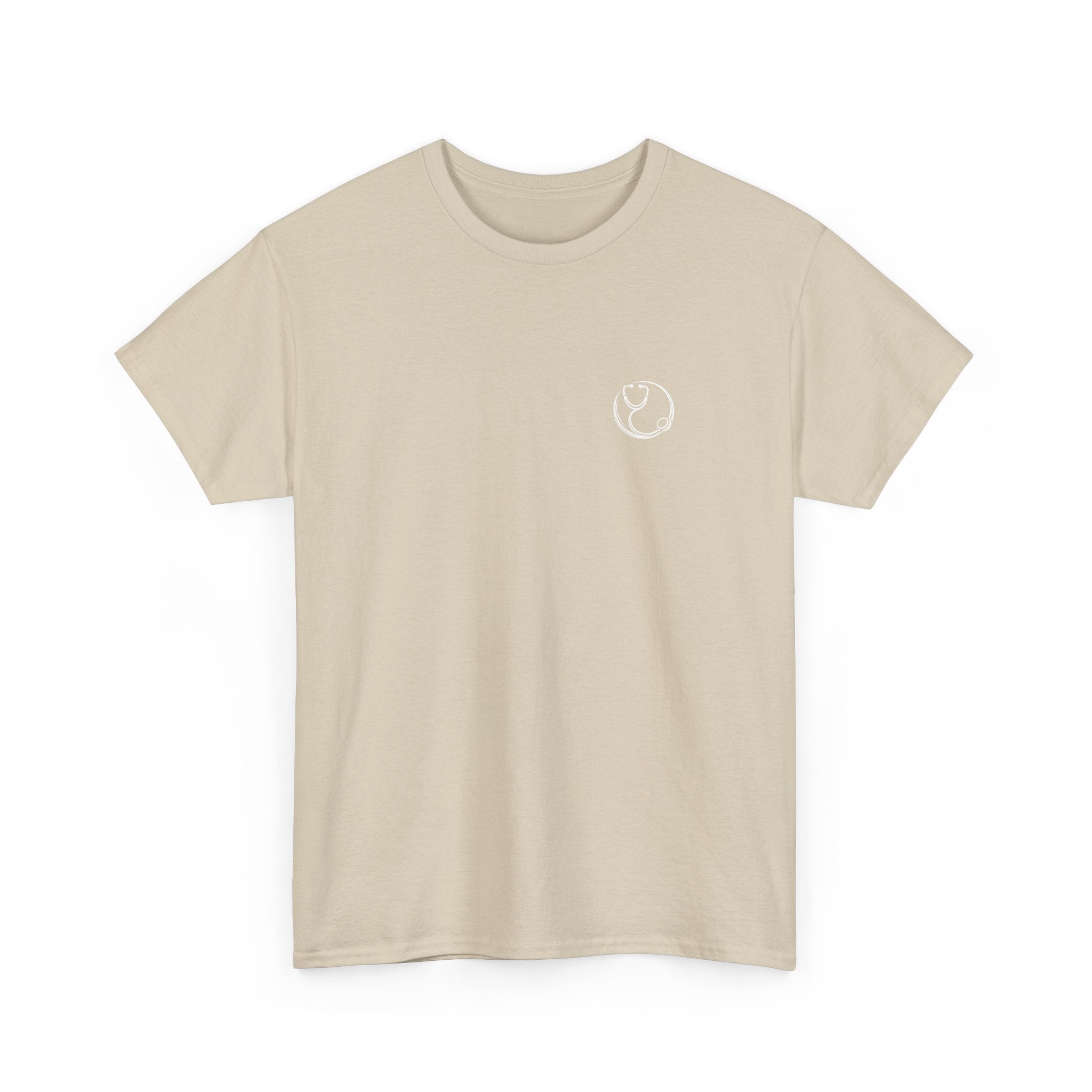 DoctorJSWAYS Let Me Explain T-Shirt — Minimal Logo Black Tee with Bold Back Text