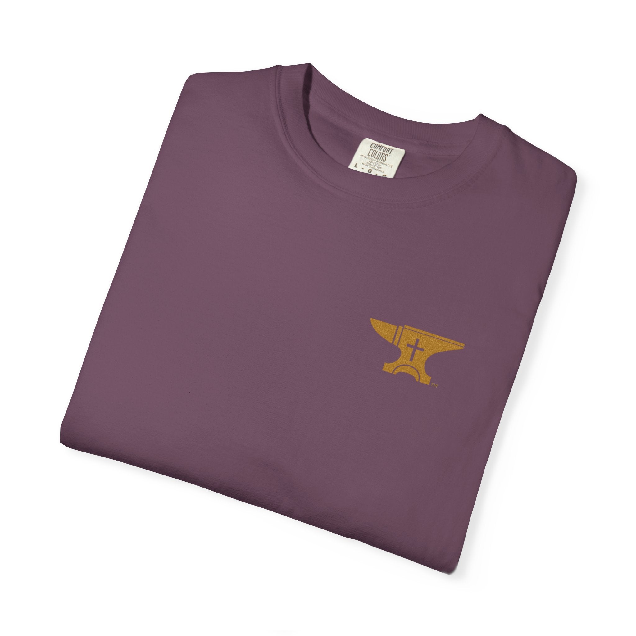 FaithForge Gaming T-Shirt — Logo Tee with Anvil & Cross (Christian Gamer Apparel)