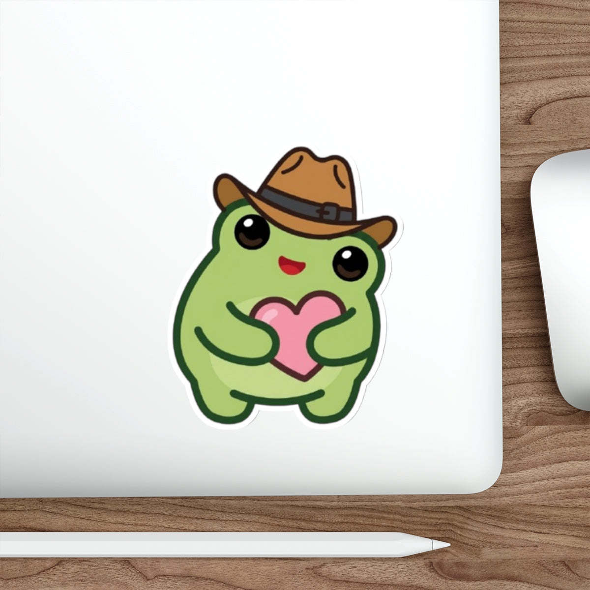 Heart Frog Die-Cut Sticker