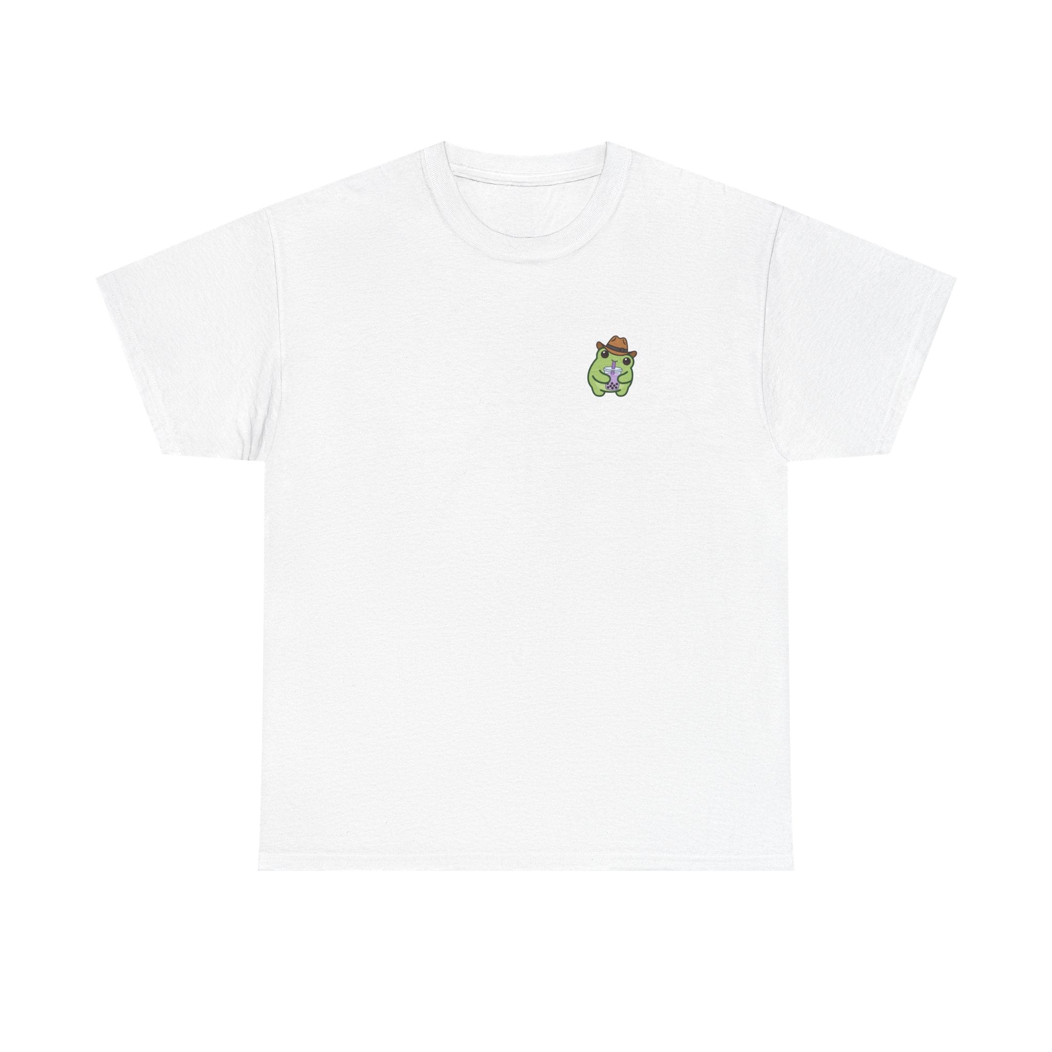 T-Shirt — Cute Boba Drinking Frog
