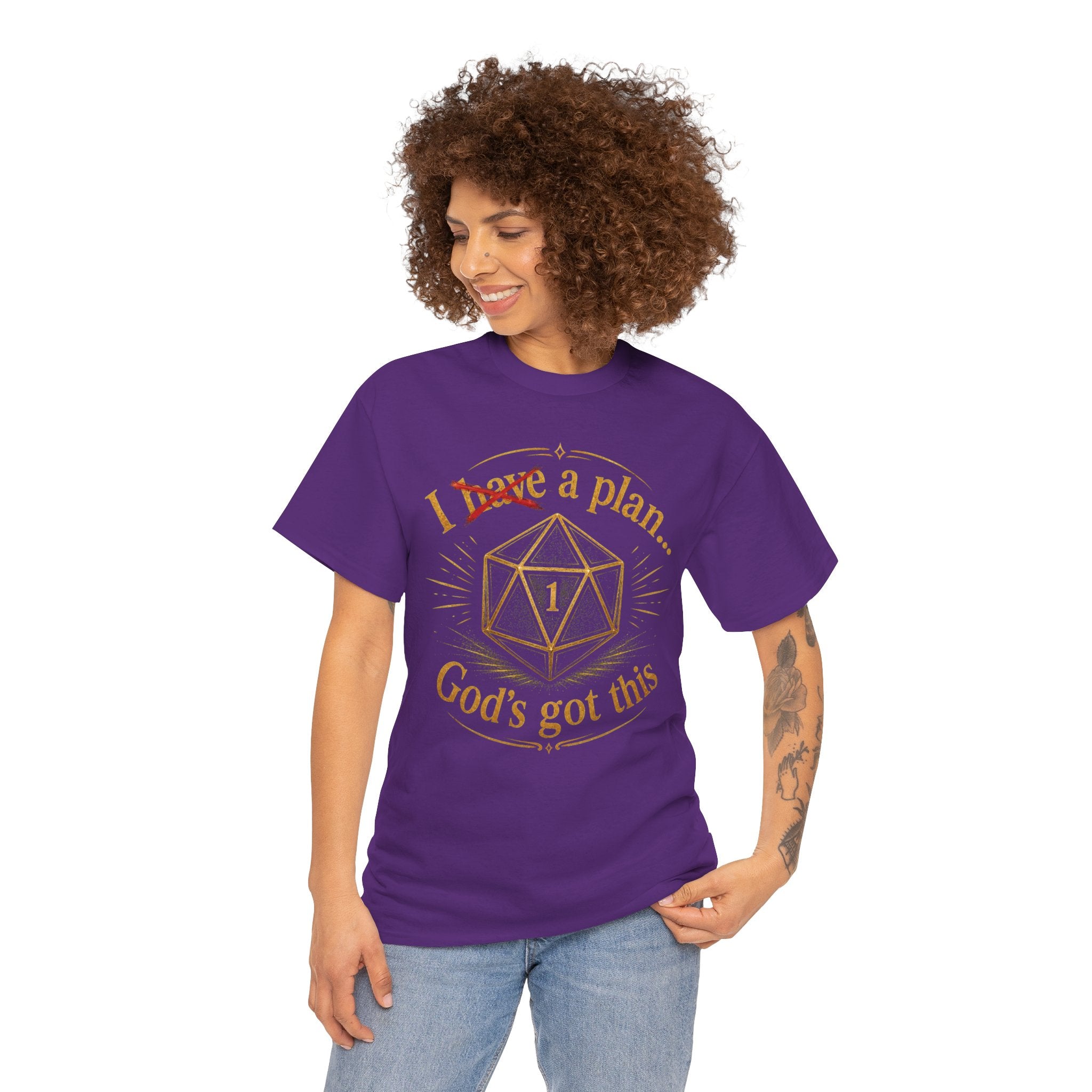 I XhaveX a plan... God's Got This D20 T‑Shirt