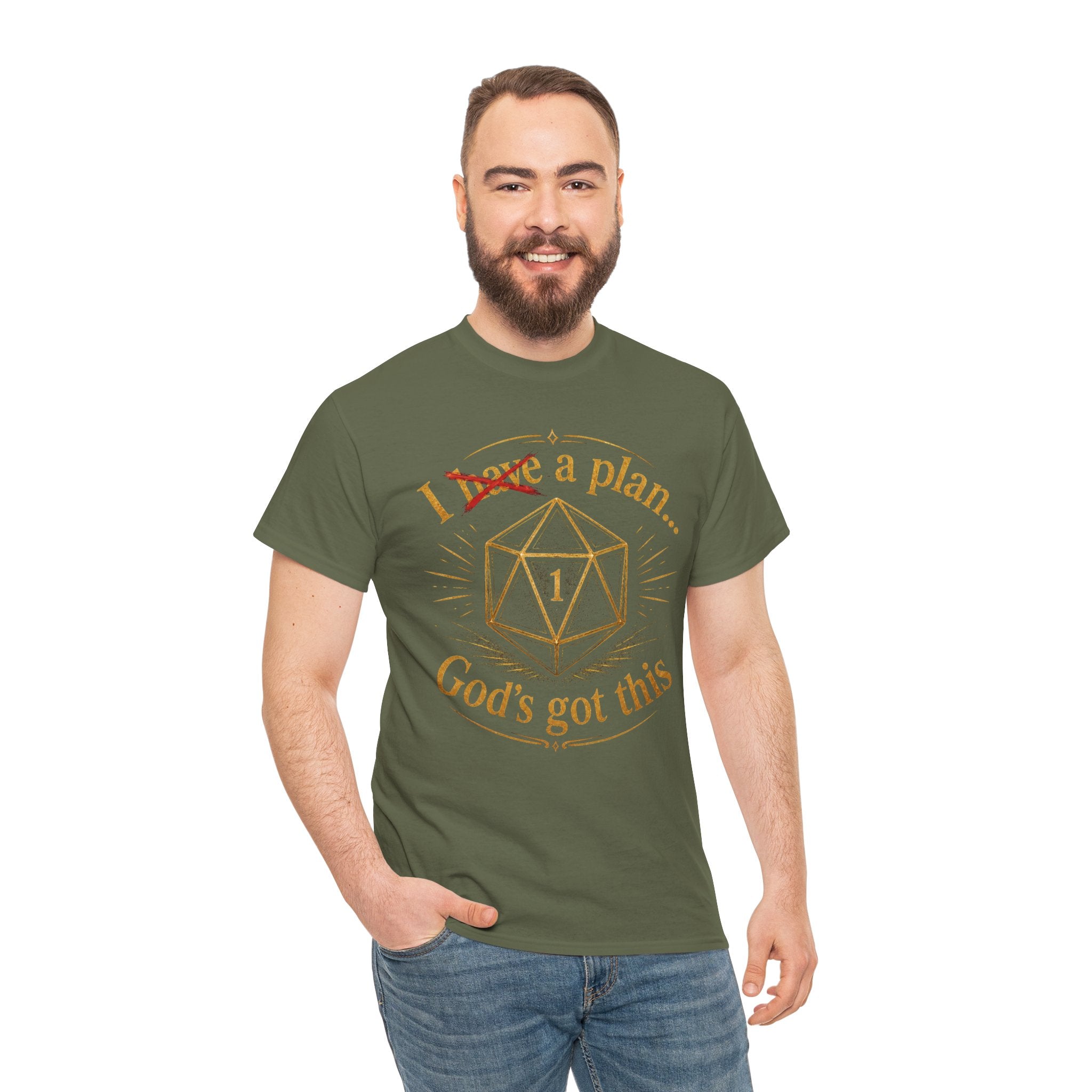 I XhaveX a plan... God's Got This D20 T‑Shirt