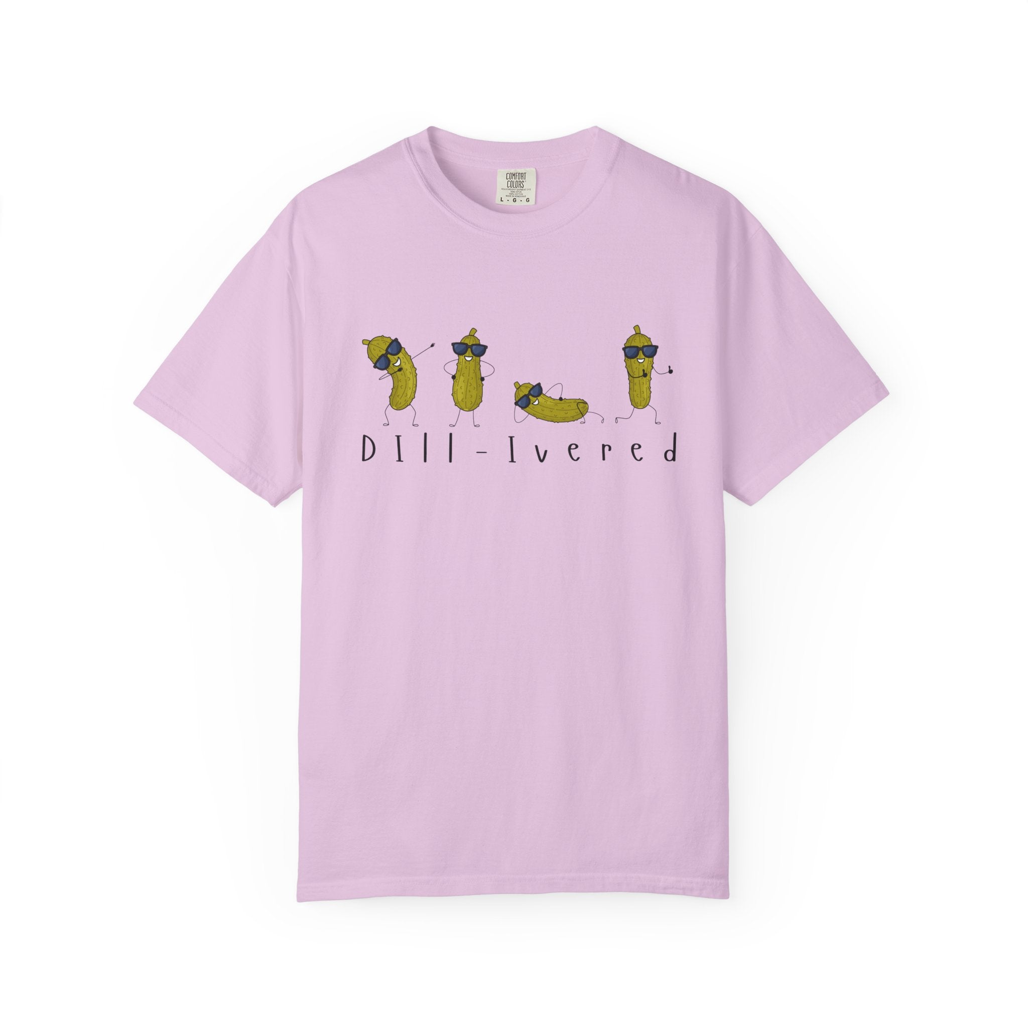 Dill-Livered Pickle Pun T-Shirt — Funny Pickle Lover Tee
