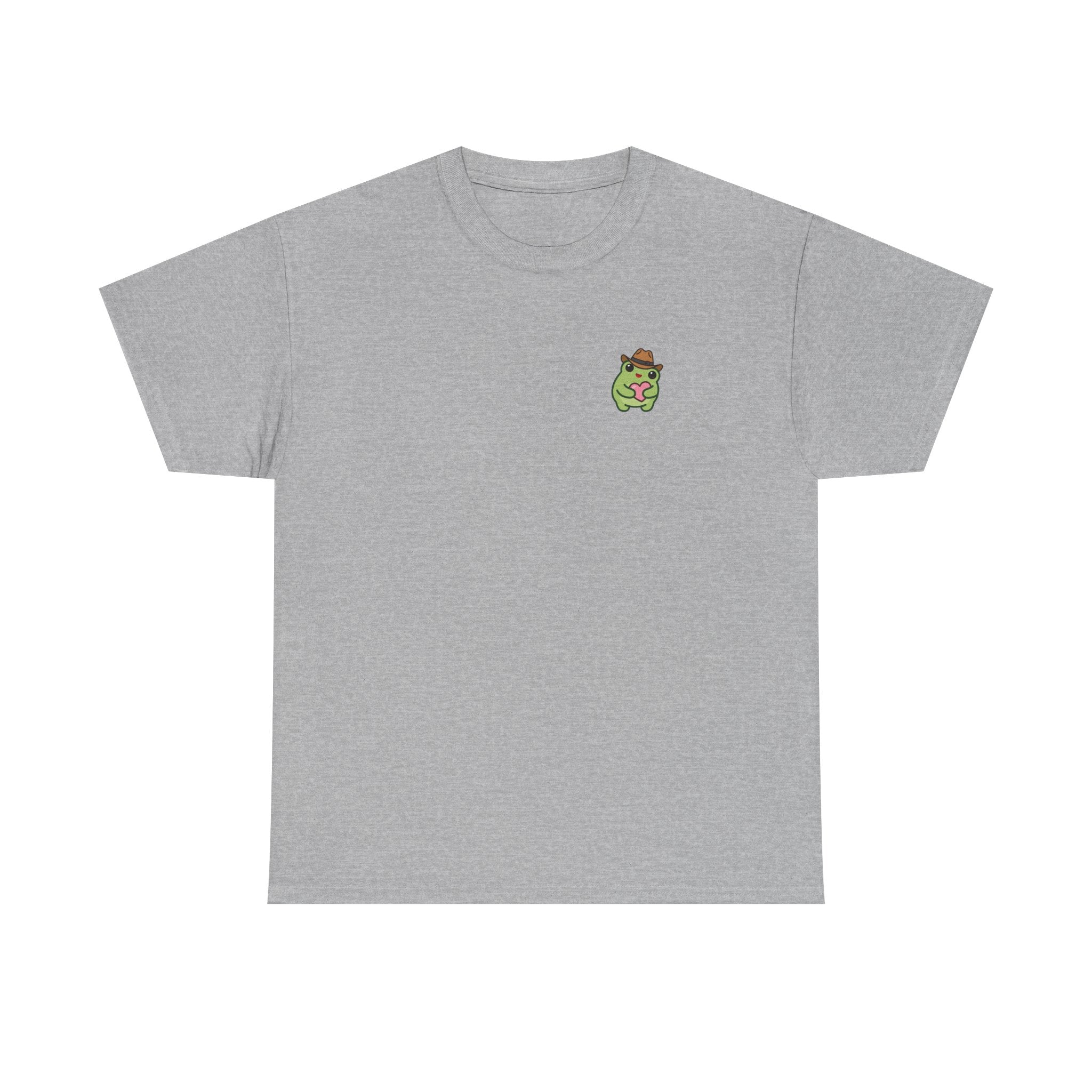 T-Shirt — Cute Smiling Frog holding heart