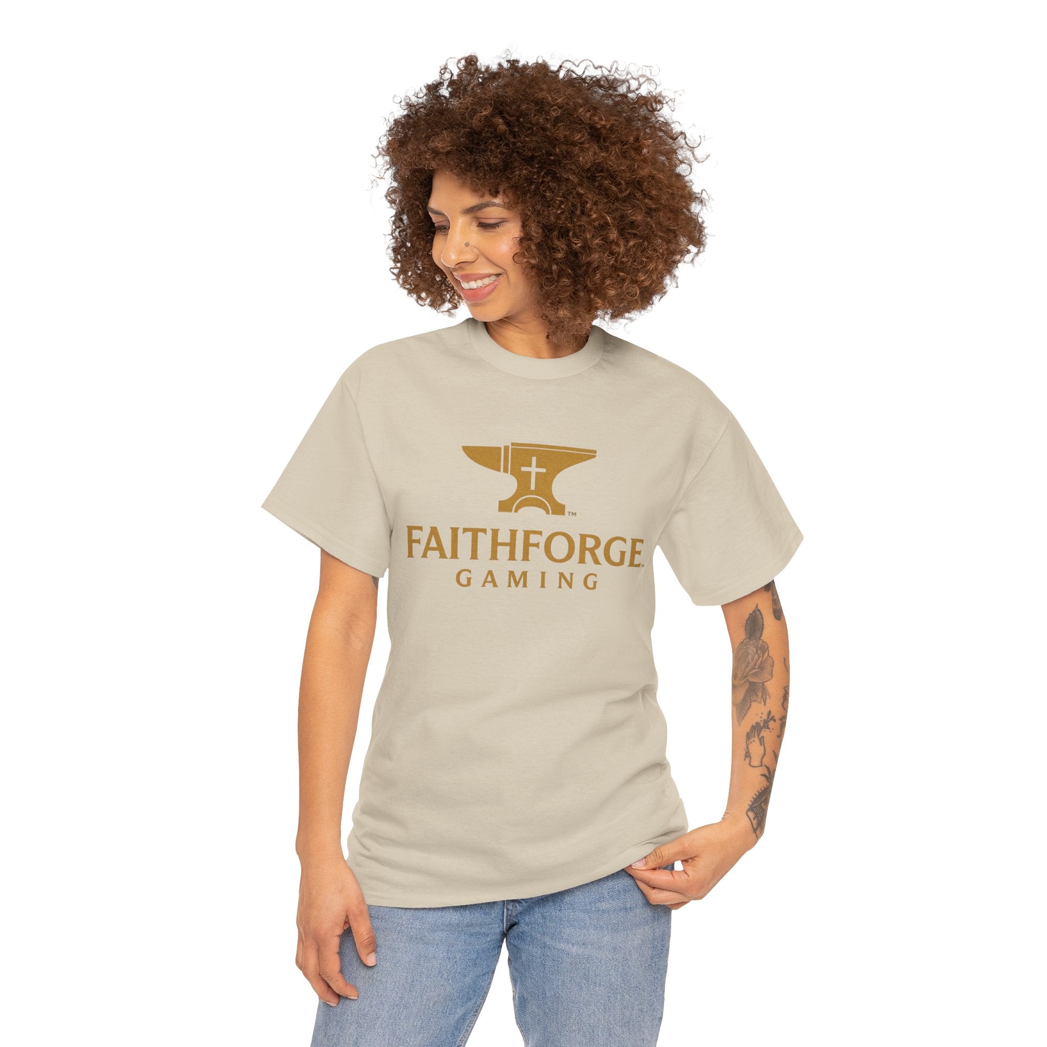 FaithForge Gaming T-Shirt — Christian Gamer Logo Tee