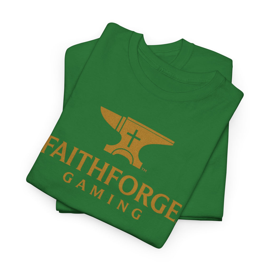 (Canada) FaithForge Gaming T-Shirt — Anvil & Cross Logo Tee for Christian Gamers