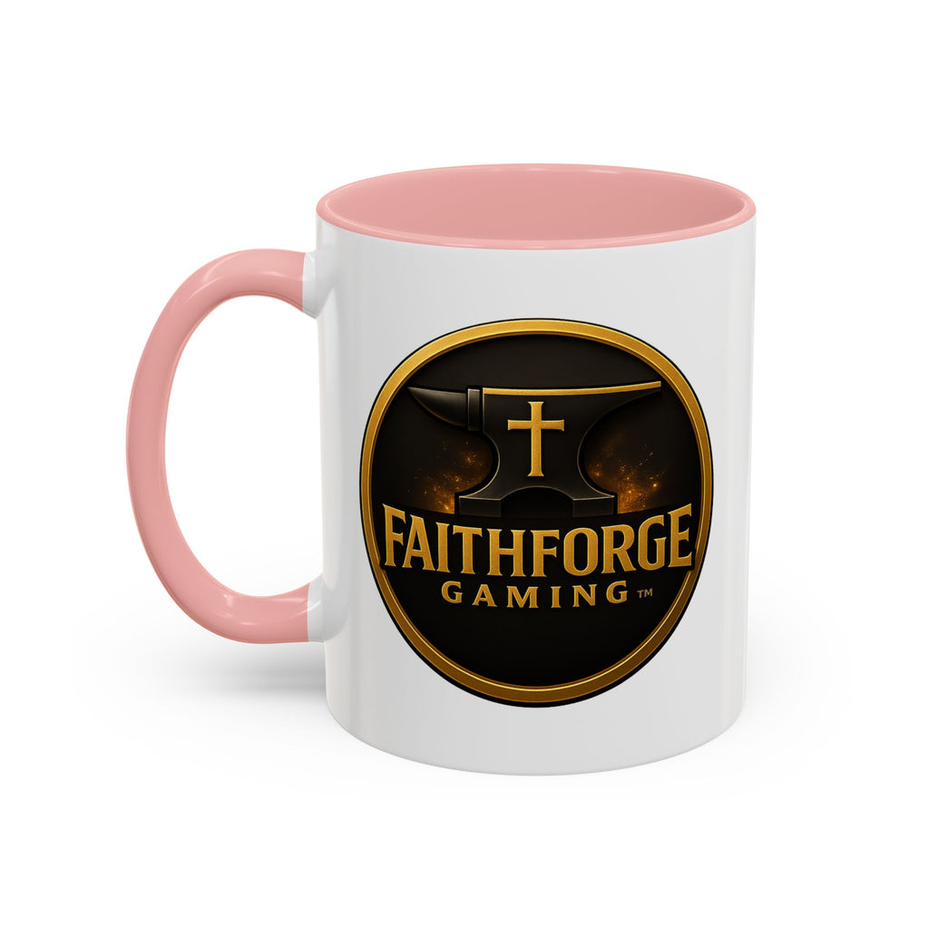 FaithForge Gaming Accent Coffee Mug – 11oz Logo Mug