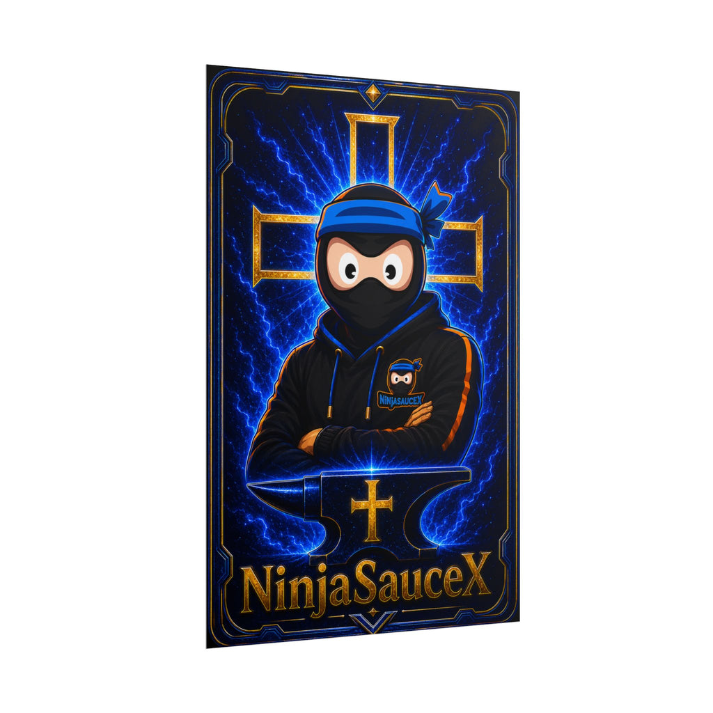 NinjaSauceX Poster — Streamer Wall Art (Rolled Poster)