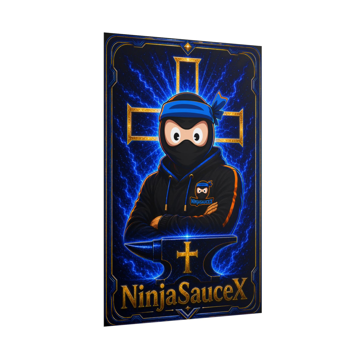 NinjaSauceX Poster — Streamer Wall Art (Rolled Poster)