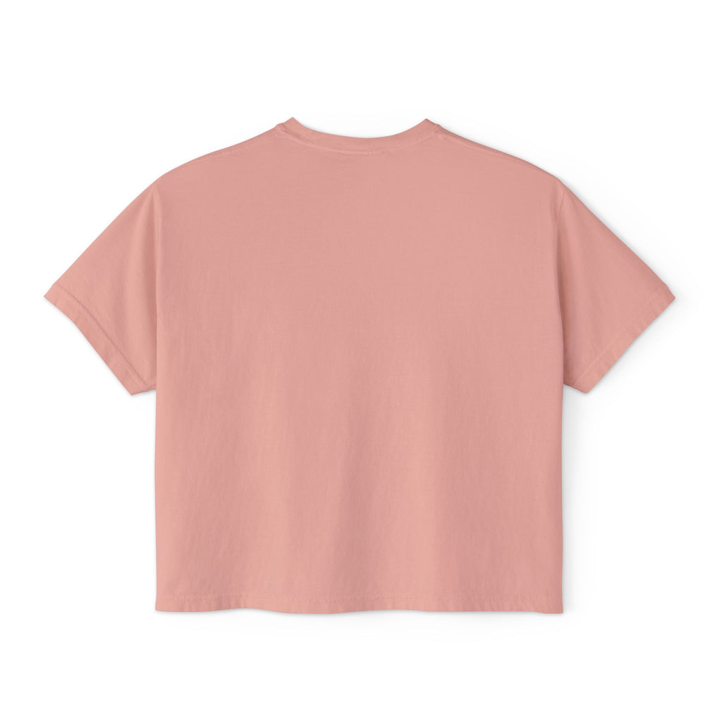 Women's Boxy Tee – Floral “Praise” Graphic Shirt