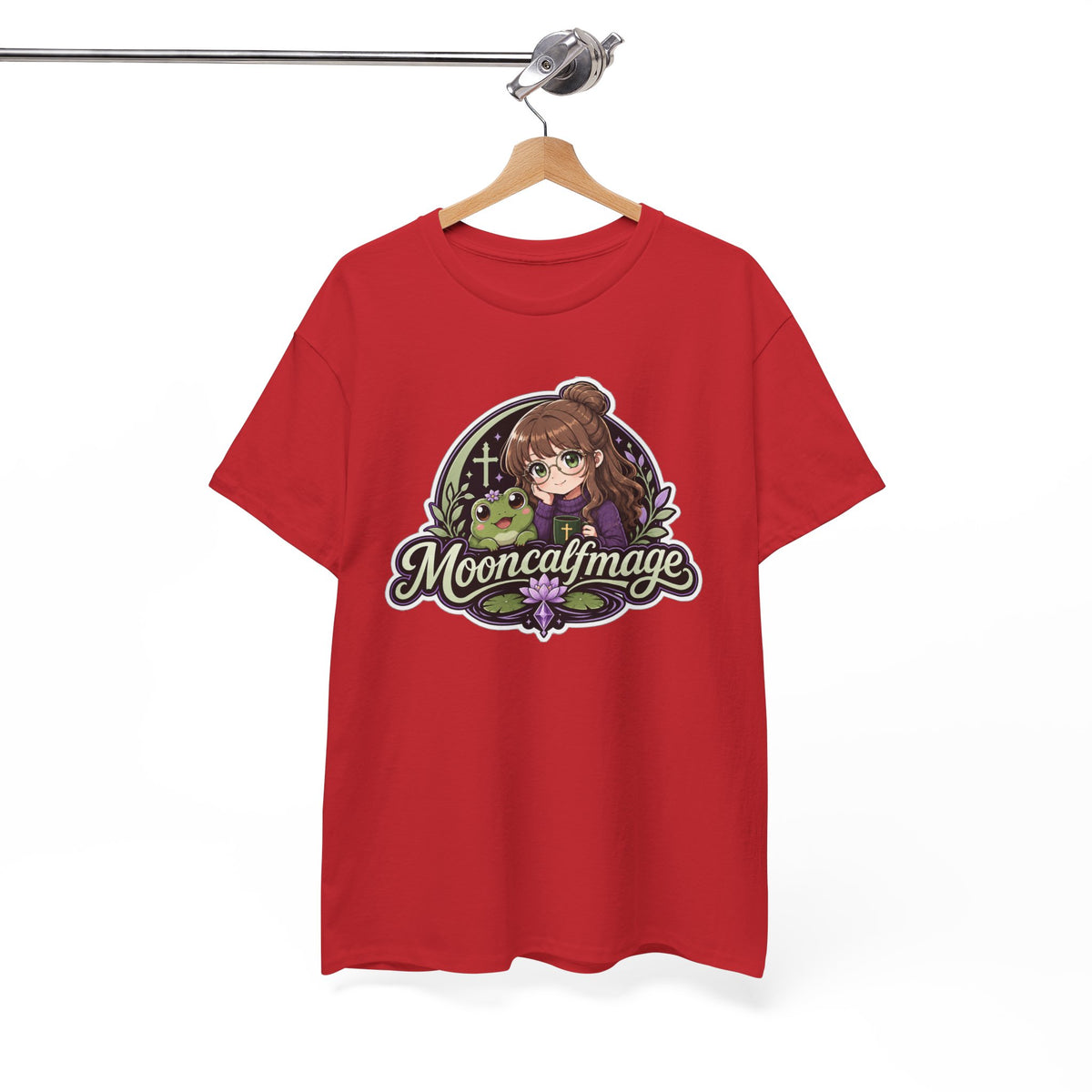 MOONCALFMAGE Logo Tee - Gamer/Streamer T-Shirt Blue GBSG (Gather)