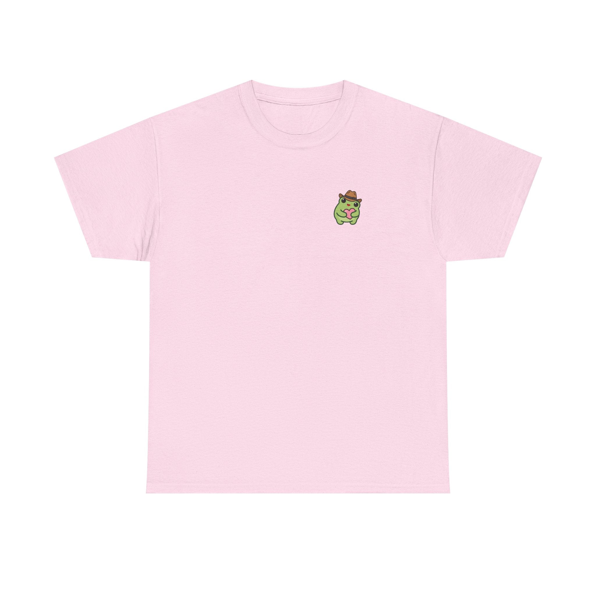 T-Shirt — Cute Smiling Frog holding heart
